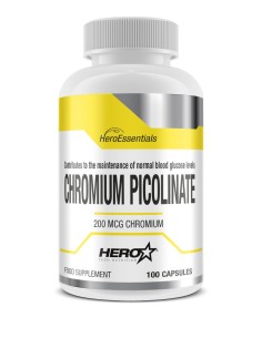 CHROMIUM PICOLINATE CROMO PICOLINATE HERO TECH NUTRITION herotechnutrition