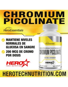 CHROMIUM PICOLINATE CROMO PICOLINATE HERO TECH NUTRITION herotechnutrition 2