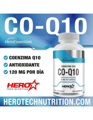 CO Q10 COENZIMA Q10 HERO TECH NUTRITION herotecnutrition