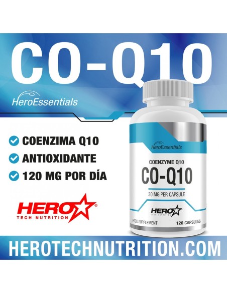 CO Q10 COENZIMA Q10 HERO TECH NUTRITION herotecnutrition
