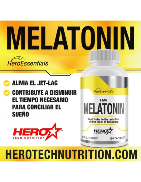MELATONIN MELATONINA HERO TECH NUTRITION herotechnutrition