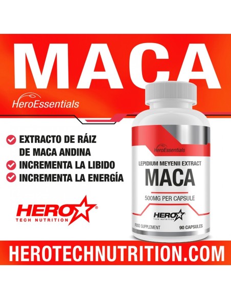 MACA RAIZ DE MACA HERO TECH NUTRITION herotechnutrition