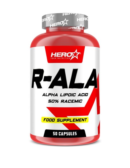R-ALA ACIDO ALFA LIPOICO HERO TECH NUTRITION herotechnutrition