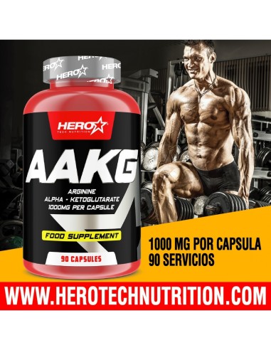 AAKG ARGININA AMINOACIDO HERO TECH NUTRITION ACIDO NITRICO herotechnutrition