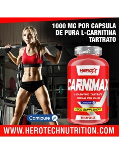 CARNIMAX CARNITINA  HERO TECH NUTRITION  CONTROL DE PESO QUEMADOR 2