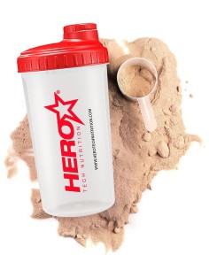 SHAKER COCTELERA mezcla de batidos HERO TECH NUTRITION