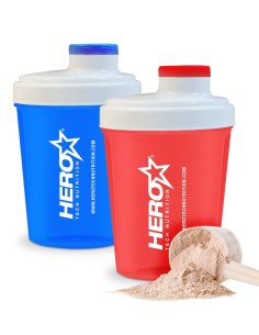 SHAKER 500 ML HERO TECH NUTRITION mezclador de batidos