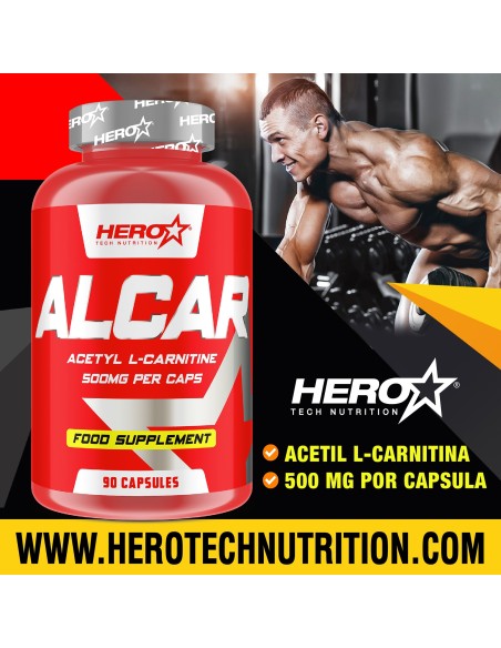 ALCAR ACETIL CARNITINA HERO TECH NUTRITION herotechnutrition