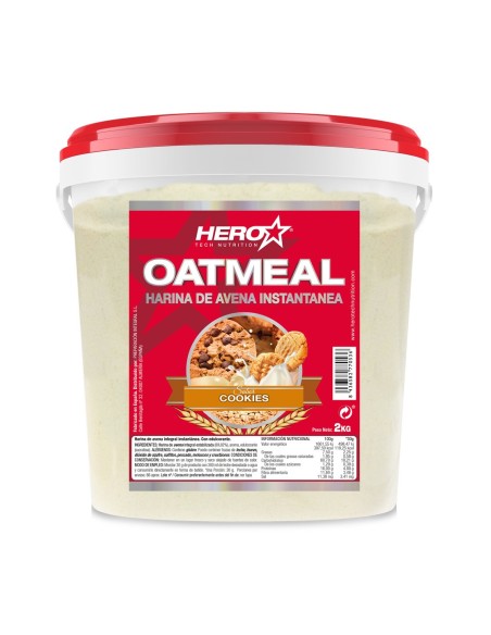 HARINA DE AVENA OATMEAL HERO TECH NUTRITION