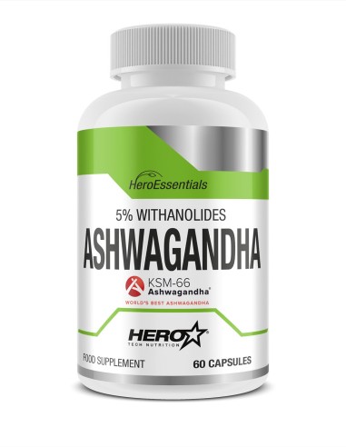 ASHWAGANDHA de HERO TECH NUTRITION