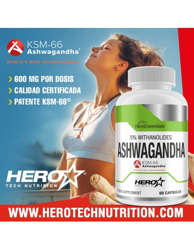 ASHWAGANDHA HERO TECH NUTRITION