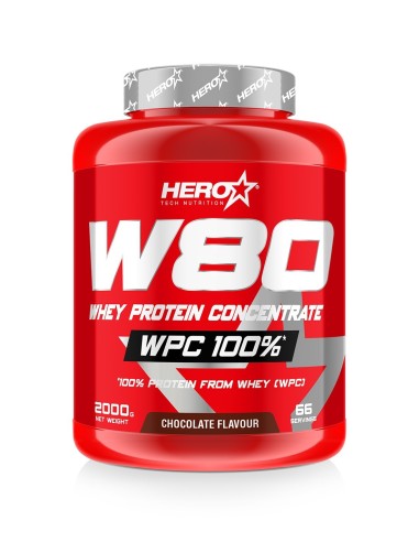 W80 de HERO TECH NUTRITION - Proteína de suero de leche WPC80