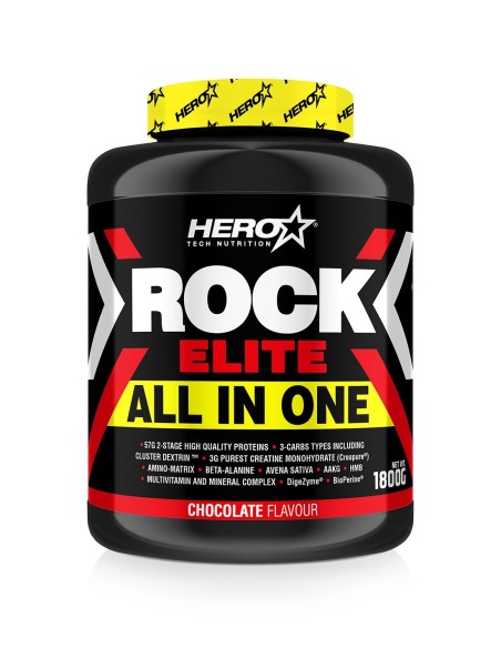 ROCK ELITE AUMENTADOR DE MASA MUSCULAR Hero Tech