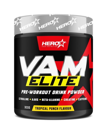 VAM ELITE  HERO TECH NUTRITION - PRE-ENTRENAMIENTO ESTIMULANTE