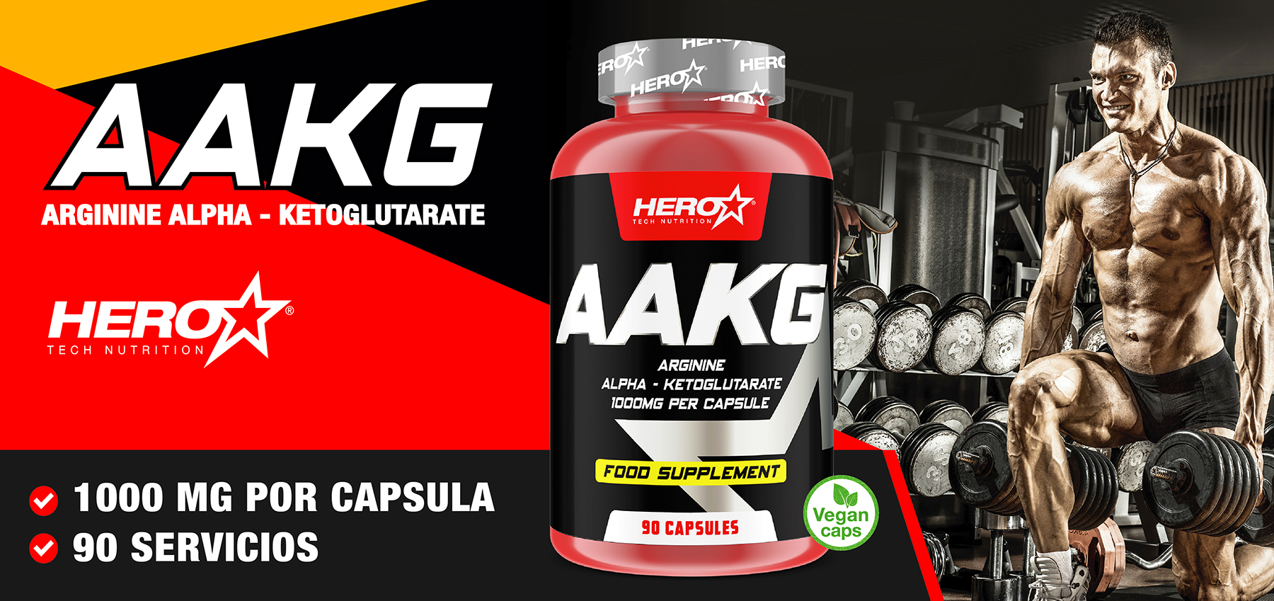AAKG ARGININA AMINO ACIDO HERO TECH NUTRITION herotechnutrition ACIDO CITRICO herotechnutrition