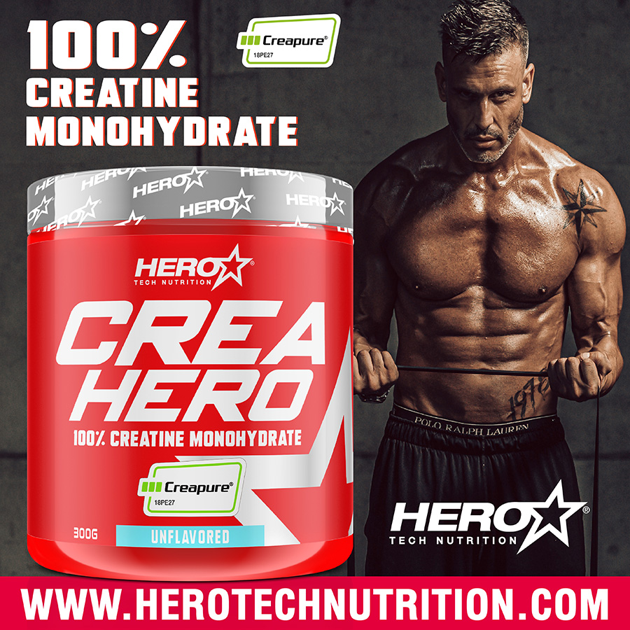 CREAHERO CREATINE HERO TECH NUTRITION HEROTECHNUTRITION