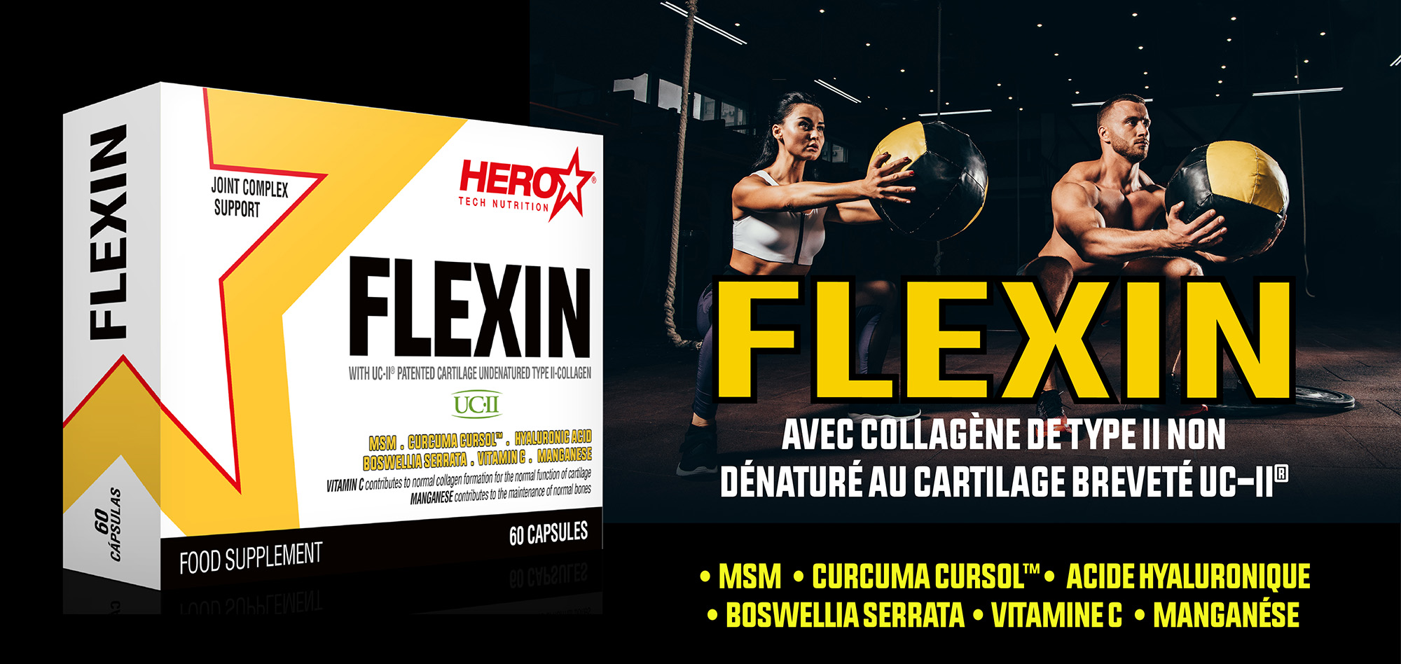 FLEXIN COLLAGEN BONES HERO TECH NUTRITION herotechnutrition