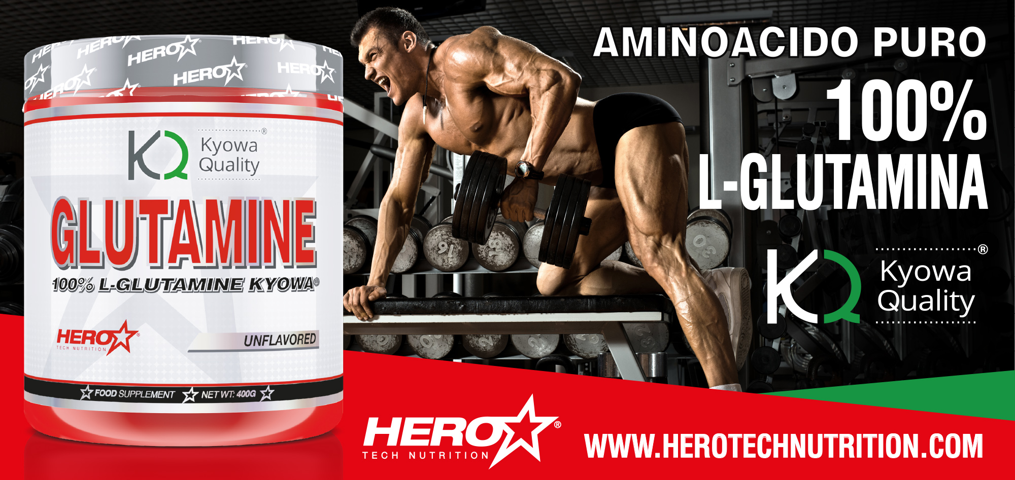 GLUTAMINE - GLUTAMINA - HERO TECH NUTRITION herotechnutrition