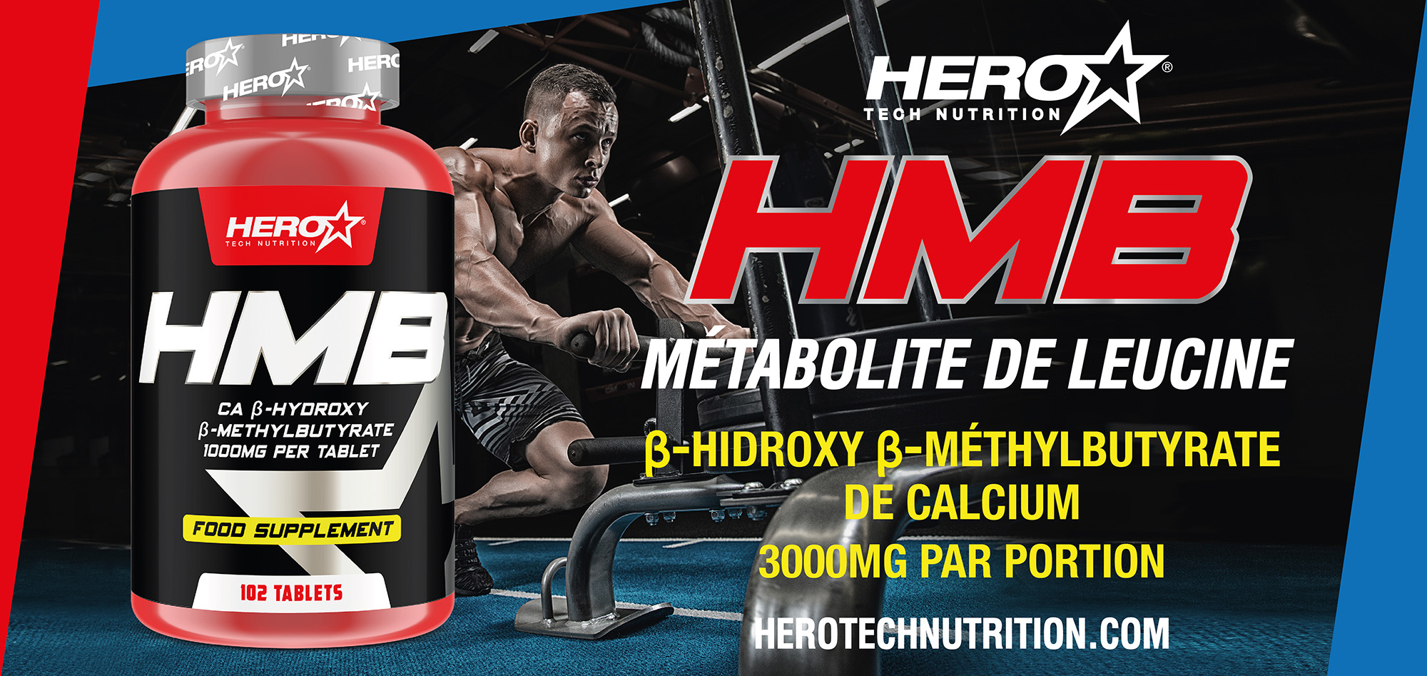 HMB HERO TECH NUTRITION AMINO ACID LEUCINE
