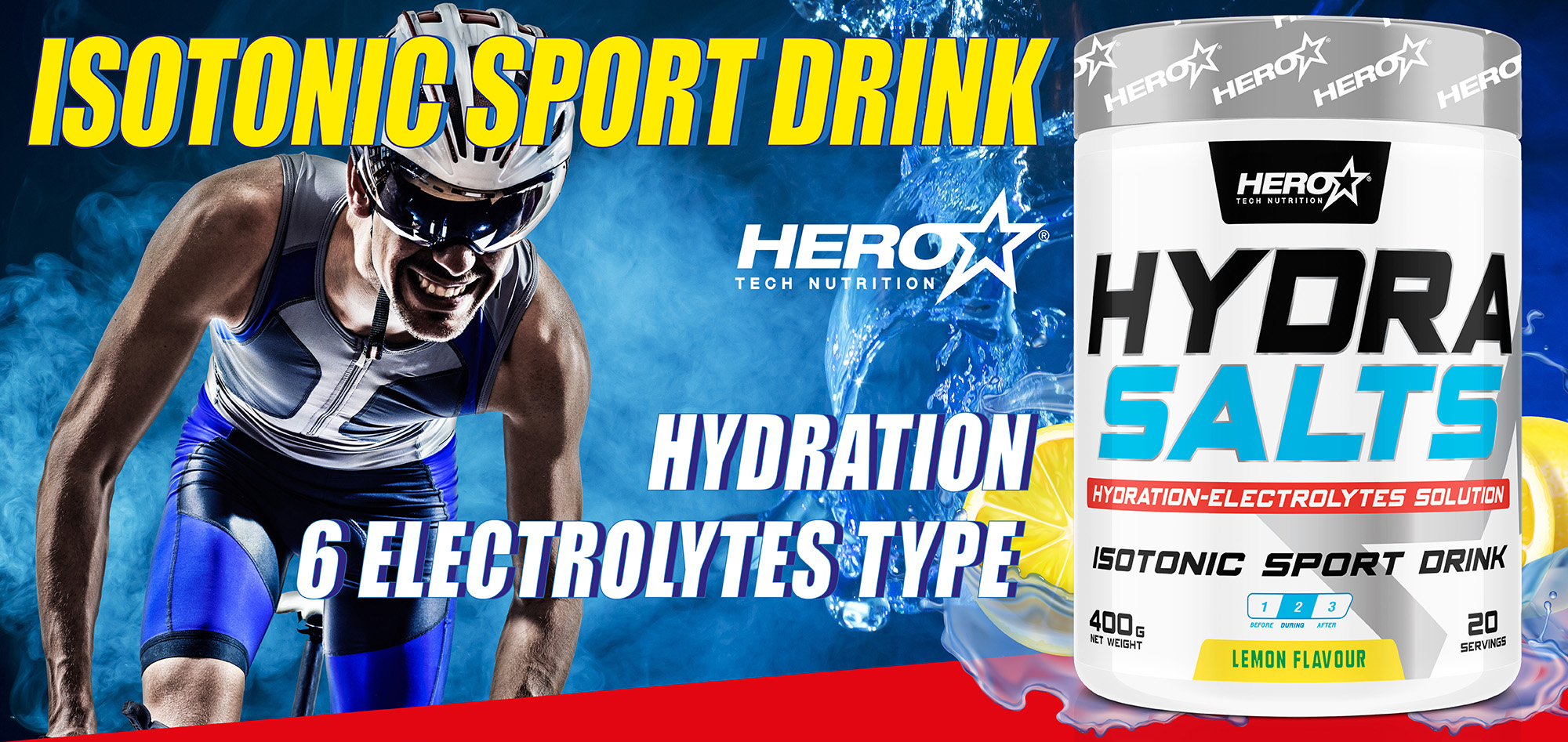 HYDRA SALTS ISOTONICA - HERO TECH NUTRITION herotechnutrition