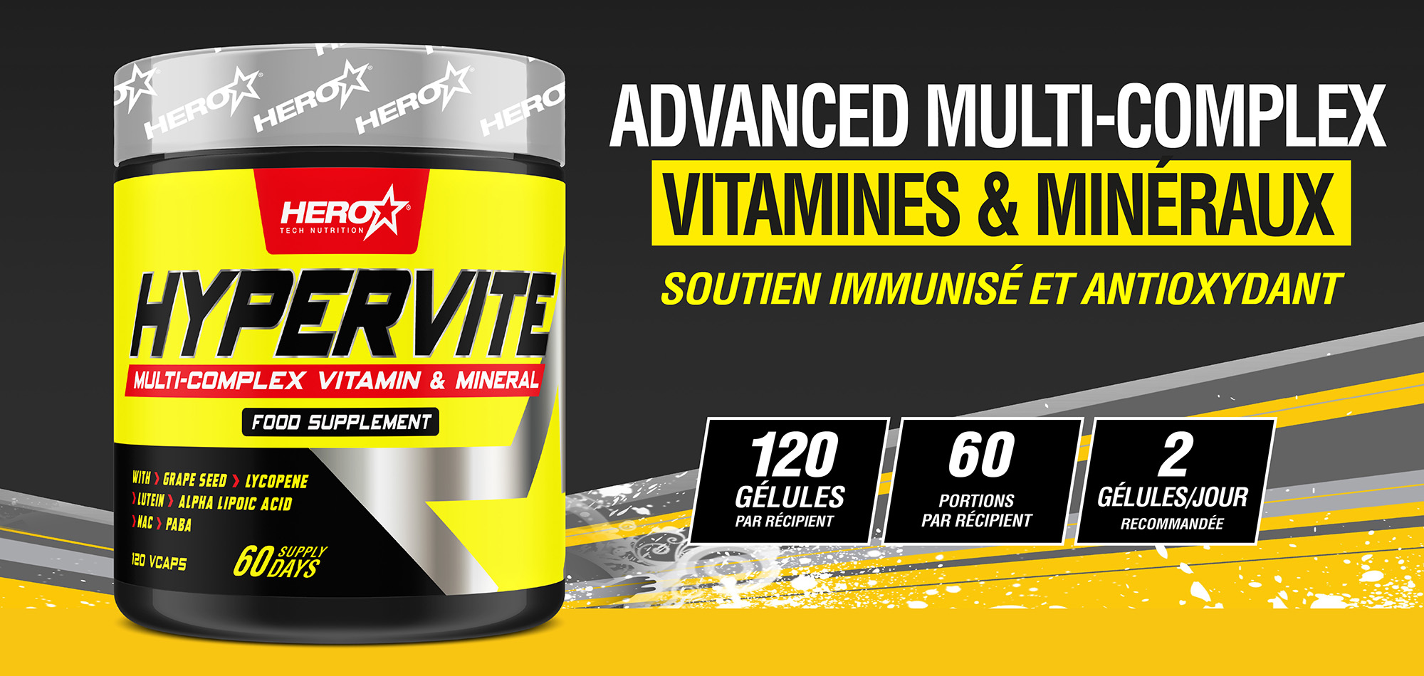 VP7 HERO TECH NUTRITION - vegetable protein - PEA PROTEIN herotechnutrition