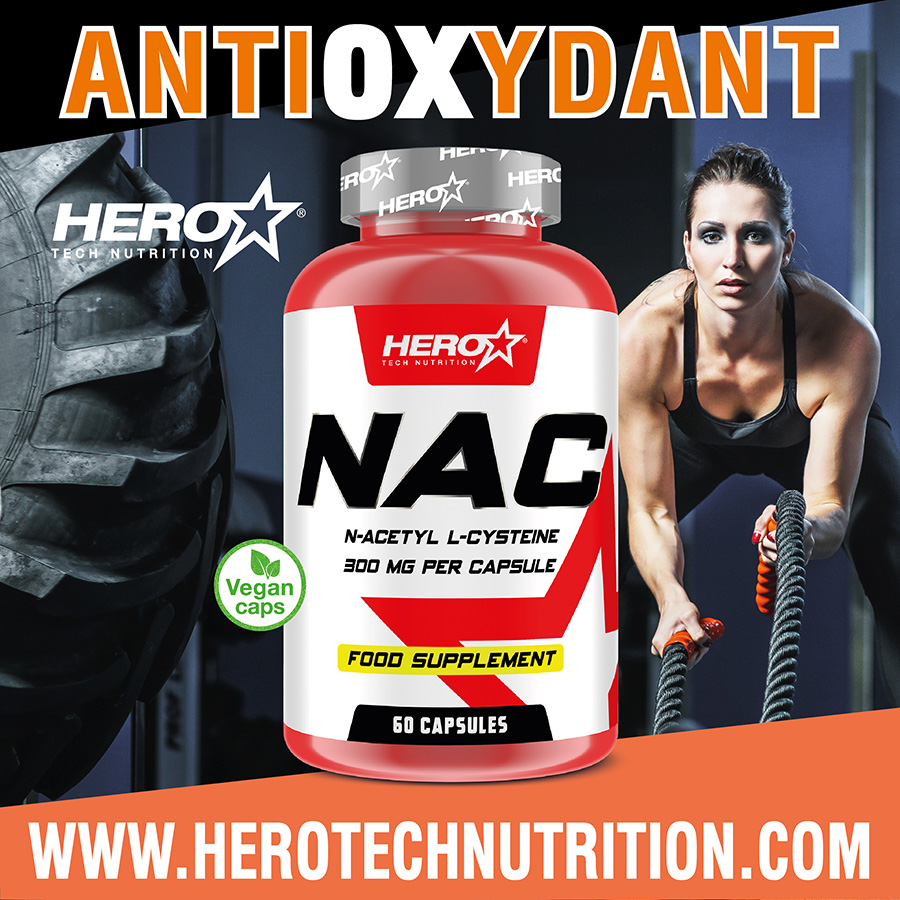 NAC CYSTEINE ANTIOXIDANT HERO TECH NUTRITION