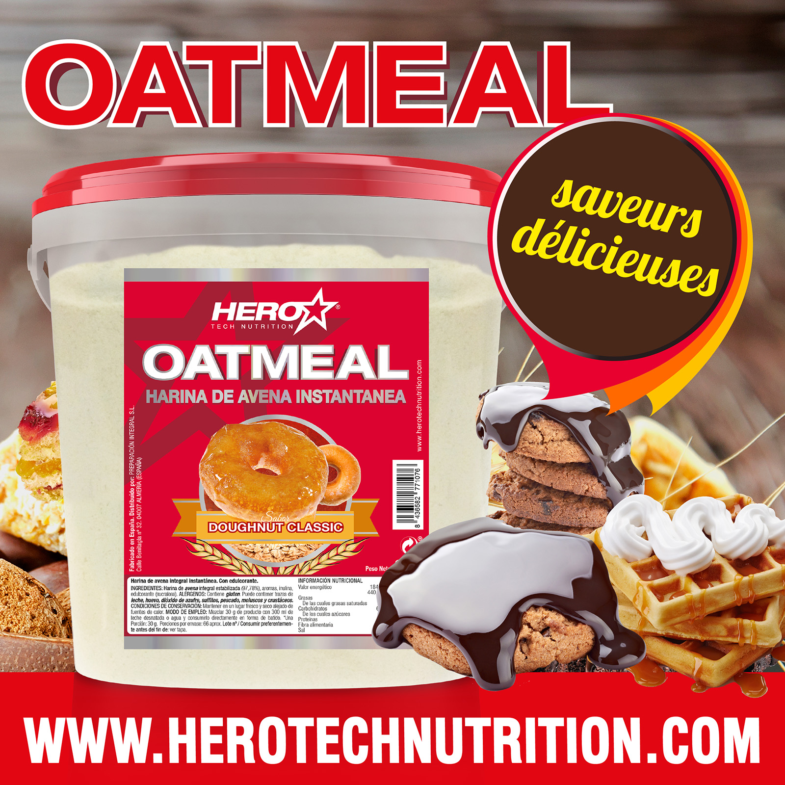OATMEAL HERO TECH NUTRITION