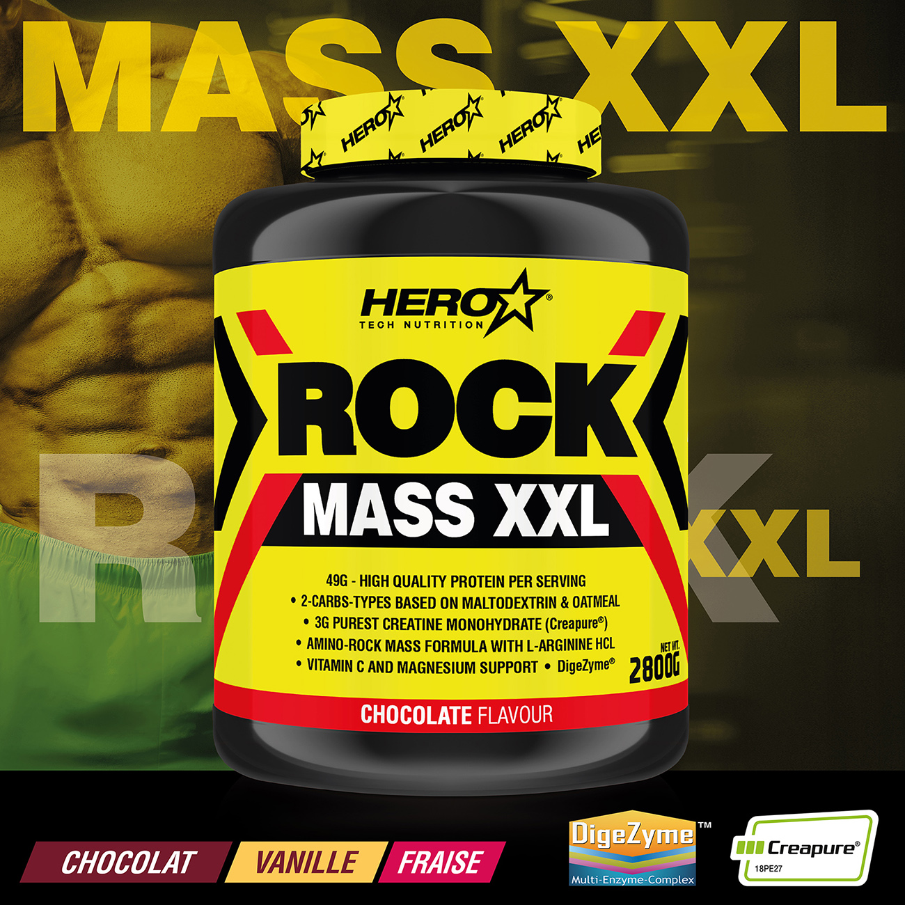 ROCK MASS HERO TECH NUTRITION herotechnutrition