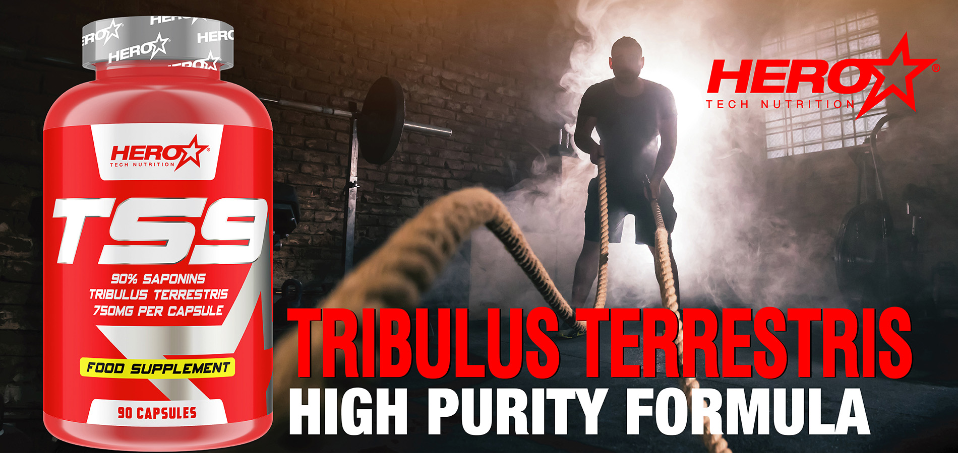 TS9 HERO TECH NUTRITION. Tribulus terrestris