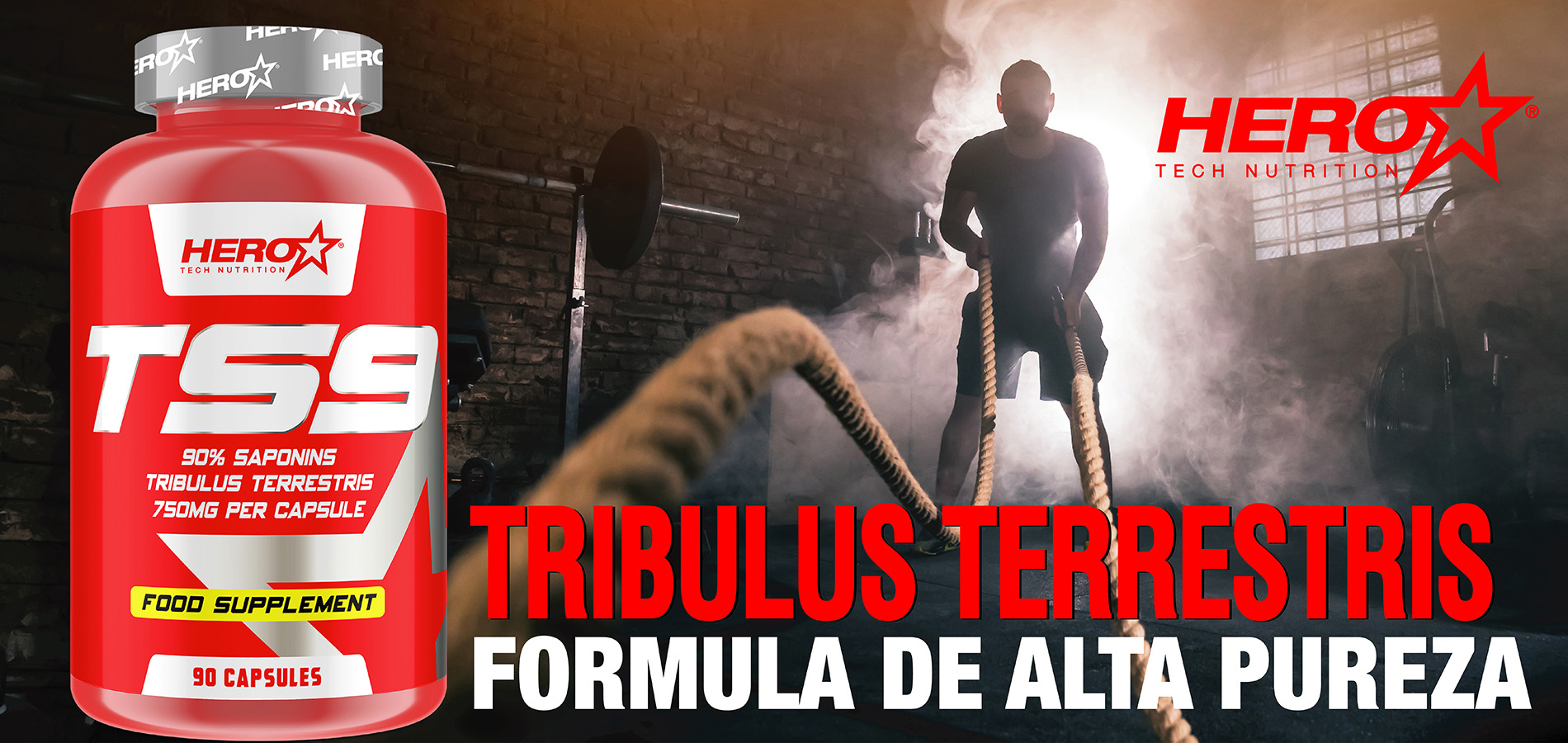 TS9 HERO TECH NUTRITION. Tribulus terrestris