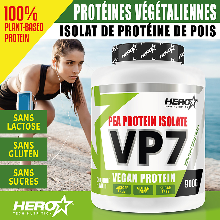 VP7 HERO TECH NUTRITION - vegetable protein - PEA PROTEIN herotechnutrition